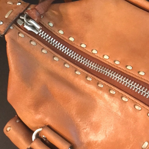 MICHAEL KORS STUNNING 100% LEATHER BOHO BAG WITH TOP STITCHING - Picture 3 of 12